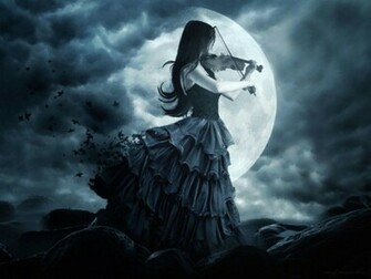 Beautiful Romantic Moonlight Wallpaper