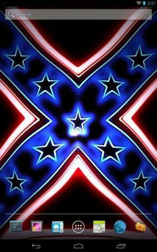 Rebel Flag Wave Live Wallpaper Screenshot