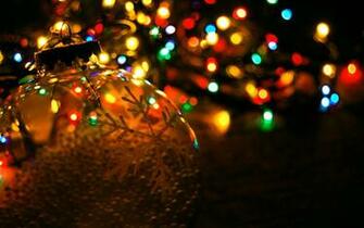 Beautiful Shining Ornaments For Christmas Wallpaper With