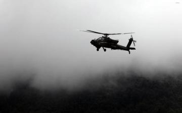 Boeing Ah Apache In The Fog Wallpaper Aircraft