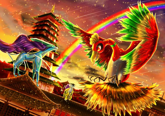 Ho Oh Pok Mon HD Wallpaper Background Image
