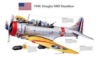 HD Wallpaper Bombers Douglas Sbd Dauntless
