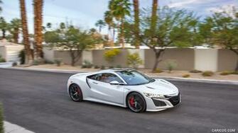 Acura Nsx White Side HD Wallpaper