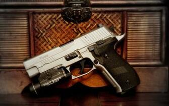 Sig Sauer P226 Brown Gun Military