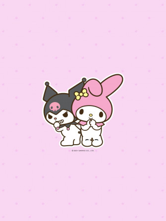 Respect The Kitty Kuromi Wallpaper