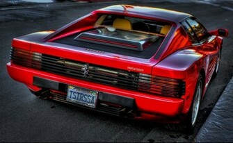 China Garage We Just Love Cars Ferrari Testarossa Wallpaper