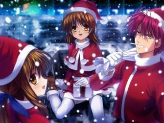 Cute Anime Girl Christmas Wallpaper HD Net