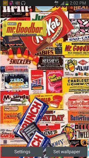 Candy Wrappers Live Wallpaper For Android Appszoom