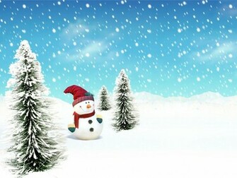 Snowman Winter Photo