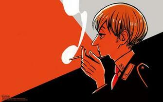 Ono Natsume Acca Ku Kansatsu Ka Jean Otus Male Smoking