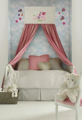 Wall In A Box Wib1020 Love Joy Peace Wallpaper Sky Blue Cloud White