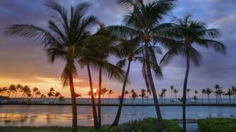 Hawaiian Sunset Wallpaper