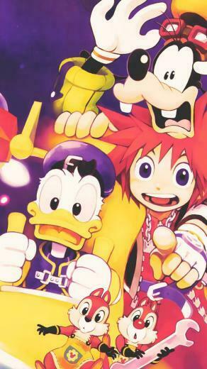 Kingdom Hearts iPhone Wallpaper Heart