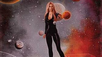 Full HD Wallpaper Solar System Blonde Beautiful Long Hair