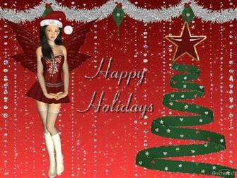 Christmas Fantasy Santa Girl Theme And Screensaver