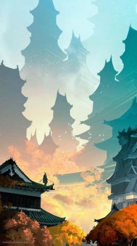 2oby On Anime Scenery Wallpaper Fantasy Art Landscapes