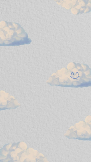 Cute Clouds iPhone Wallpaper