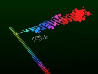 Rainbow Flute Wallpaper P Music Notes