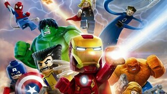 Wallpaper Heroes Game Lego Marvel Super X HDtv 1080p