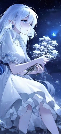 Anime Girl Wallpaper 4k Milky Way Dream