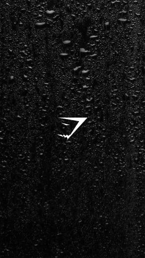 Gymshark Vortex Waterproof Jacket Black Crossfit In