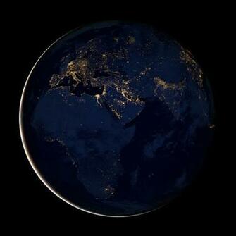 Incredible Wallpaper Of Earth At Night From A Nasa Satellite