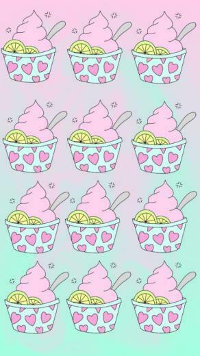 Froyo Ice Cream iPhone Wallpaper Yassshemings
