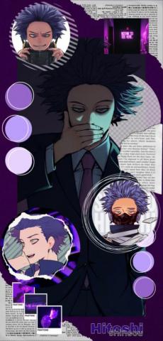 My Hero Academia Hitoshi Shinsou Aesthetic Wallpaper Anime