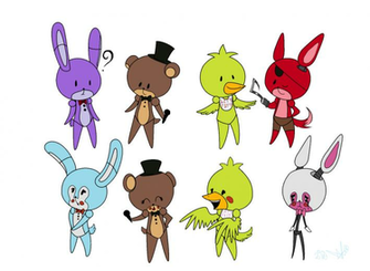 Fnaf And Characters By Pe Body
