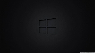 Black Windows Icon Pc Wallpaper
