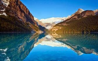 Lake Louise Reflections Wallpaper HD
