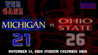 Ohio State Football The Game Michigan Vs By