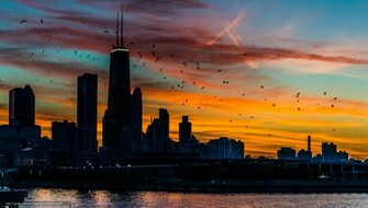 Wallpaper Chicago Usa America Desktop