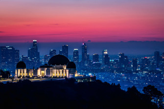 Los Angeles Sunset Background Wallpaper