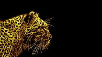 Black Cheetah Background