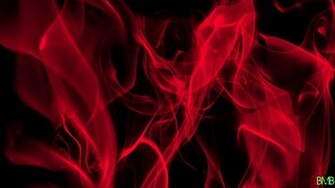 Pin Red Smoke Wallpaper Falling Over A Dark Blue Background On