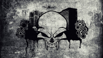 Black And White Graffiti Wallpaper