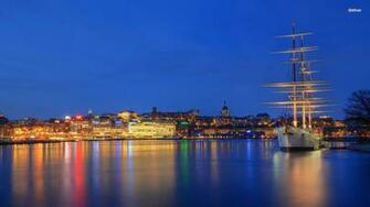 Stockholm At Night Wallpaper World