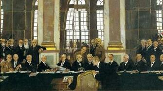 Treaty Of Versailles Definition Terms Wwi History