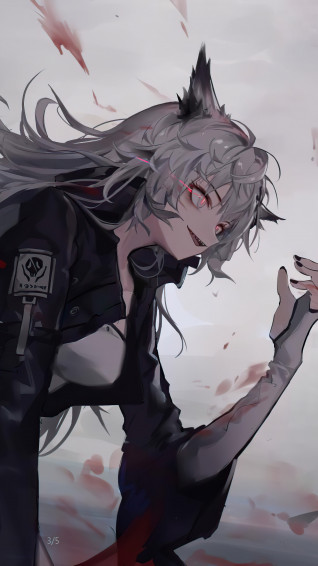 Arknights Lappland Anime Girl 4k Wallpaper