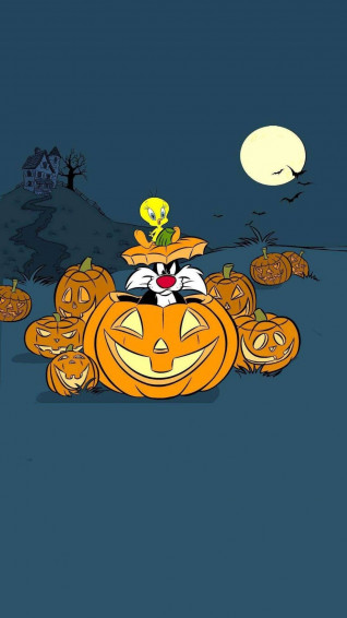 Cartoon Halloween Wallpaper
