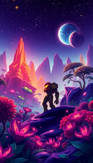 Metroid Phone Wallpaper