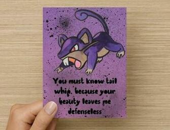 Pok Mon Image Rattata Pokemon Love Card HD Wallpaper And