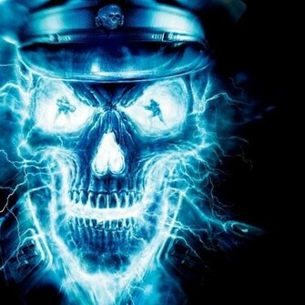 Skull Live Wallpaper Tap Gratis Water Android