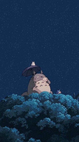 Totoro Wallpaper Sun Art