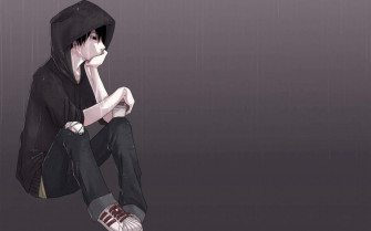 Dark Anime Boy Wallpaper