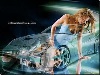 Striking Pictures All Of Them Cars And Girls Wallpaper
