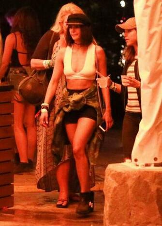 Nina Dobrev Coachella Music Festival In Indio