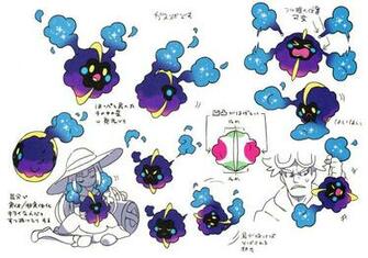 Cosmog Cosmoem Lunala Solgaleo High Resolution Pokemon