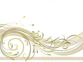 White And Gold Background